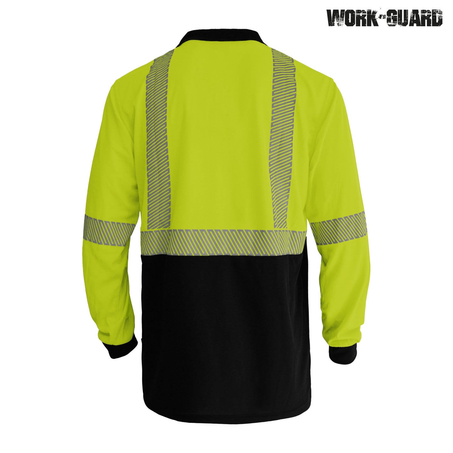 Workguard Recycled Hi Vis LS D/N Polo