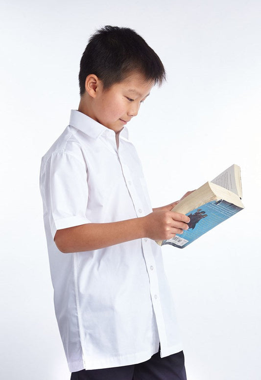 Boys Cardrona Classics Fit Shirt In White