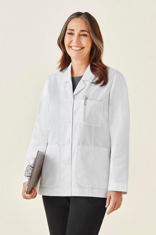 Hope Womens Cropped Lab Coat