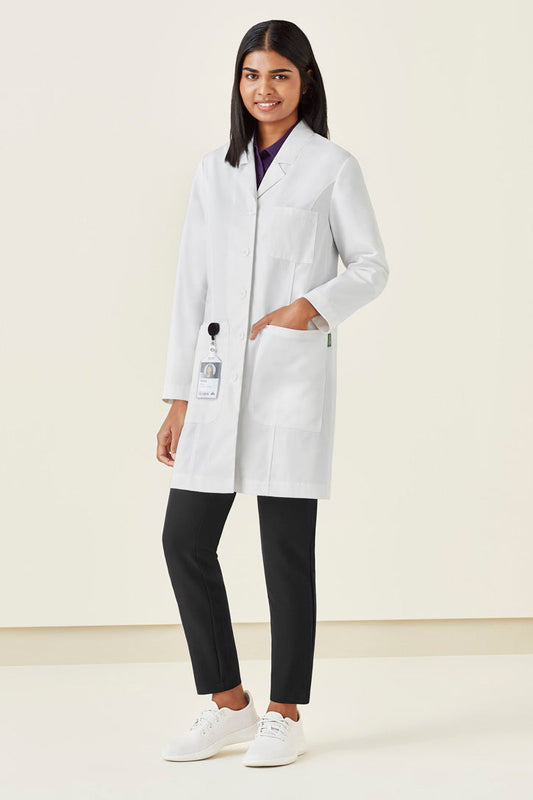 Hope Womens Long Line Lab Coat