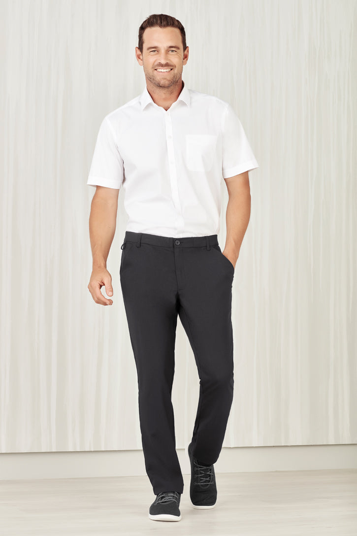 Comfort Mens Waist Flat Front Pant