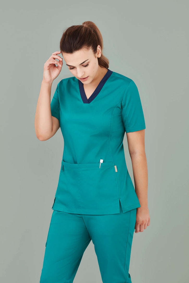 Riley Womens V-Neck Scrub Top