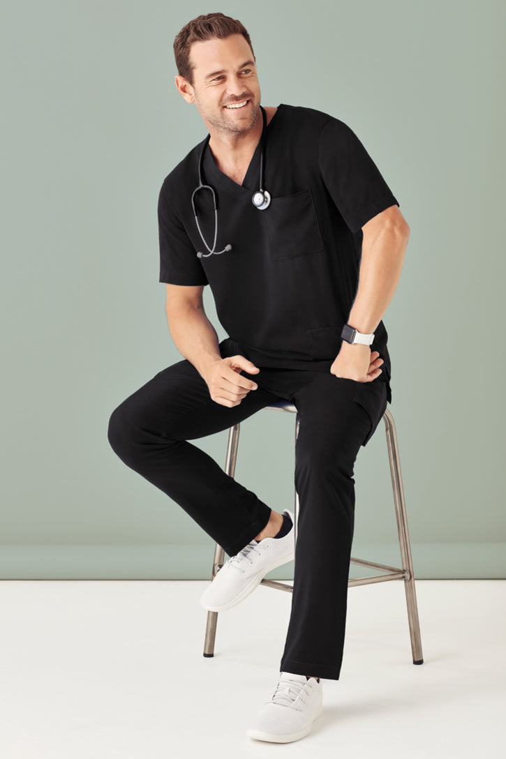 Avery Mens V-Neck Scrub Top