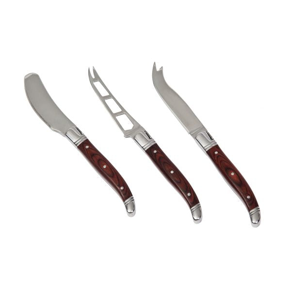 Bordeaux Cheese Knife 3 pcs Set