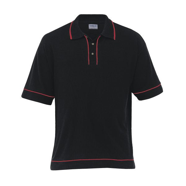 Retro Waffle Polo - Mens