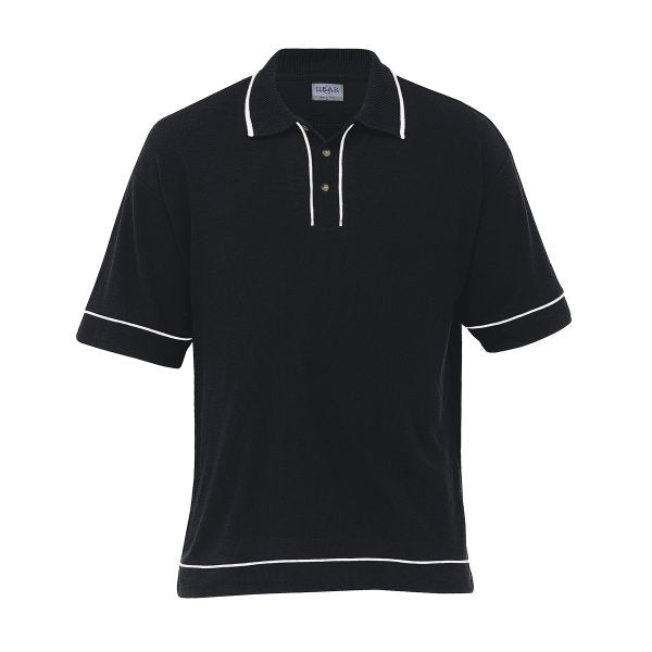Retro Waffle Polo - Mens