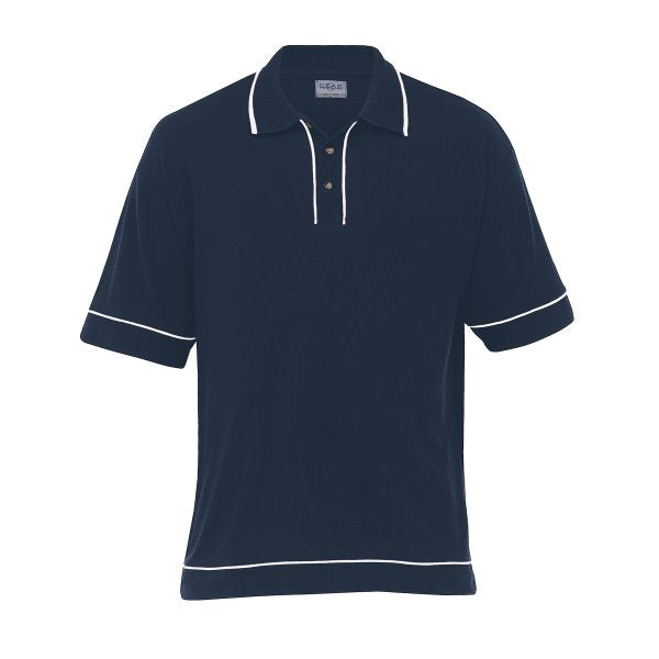 Retro Waffle Polo - Mens