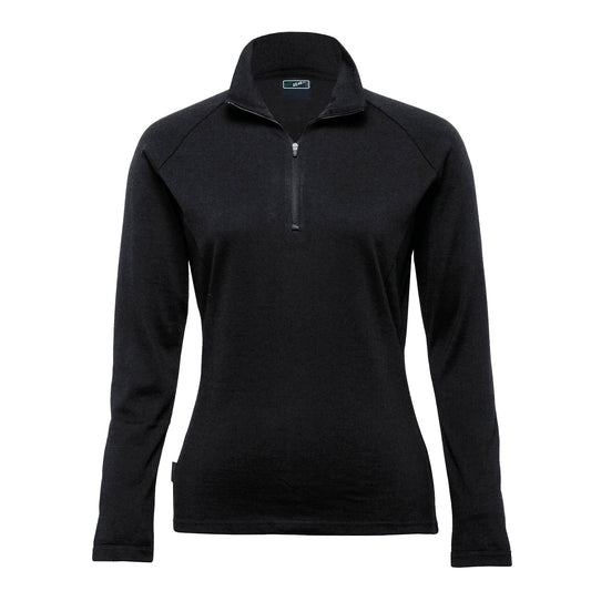 Merino Zip Pullover - Womens